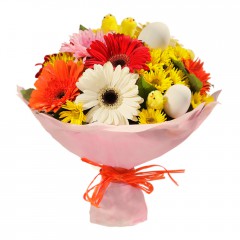 Karışık mevsim buketi Mevsimsel çiçek  Bartın internetten çiçek siparişi 