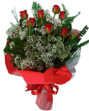 7 kırmızı gül buketi  Bartın çiçek servisi , çiçekçi adresleri 