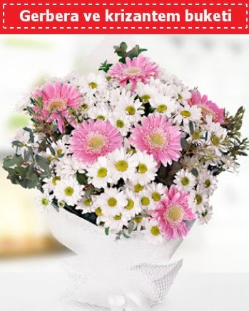 Papatya ve Gerbera Buketi  Bartın çiçek , çiçekçi , çiçekçilik 