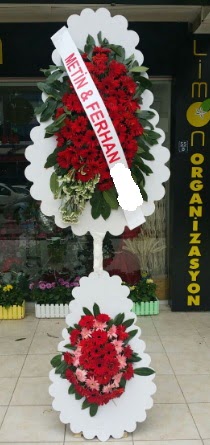 Çift katlı düğün nikah çiçeği modeli  Bartın çiçek siparişi sitesi 