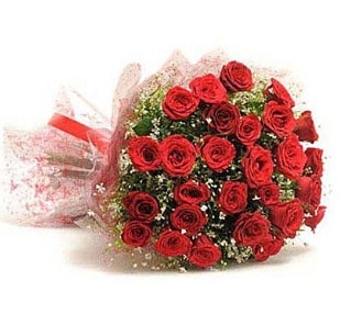 27 Adet kırmızı gül buketi  Bartın ucuz çiçek gönder 